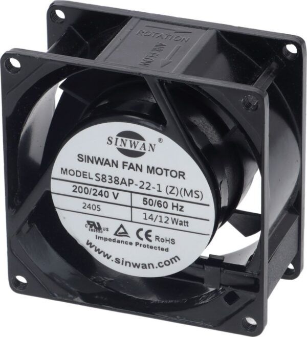 ΑΝΕΜΙΣΤΗΡΑΣ 80x80x38 mm - 10/8W 230V 50-60Hz