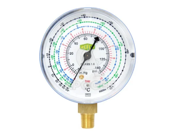 ΜΑΝΟΜΕΤΡΟ ΧΑΜΗΛΗΣ REFCO R600/R290 1/8'' Μ2-250-DS