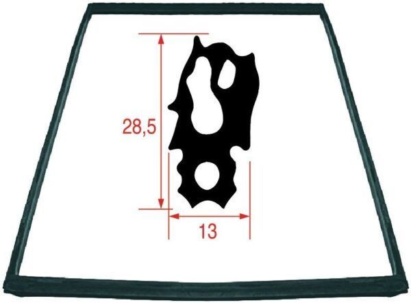 ΛΑΣΤΙΧΟ ΠΟΡΤΑΣ ΦΟΥΡΝΟΥ 755Χ470MM
