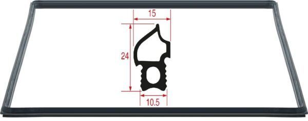 ΦΛΑΝΤΖΑ ΠΟΡΤΑΣ ΦΟΥΡΝΟΥ 760x460 mm