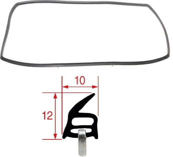 ΦΛΑΝΤΖΑ ΠΟΡΤΑΣ ΦΟΥΡΝΟΥ 650x415 mm REP044/054