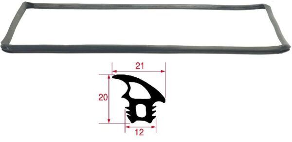ΦΛΑΝΤΖΑ ΠΟΡΤΑΣ ΦΟΥΡΝΟΥ 805x480 mm