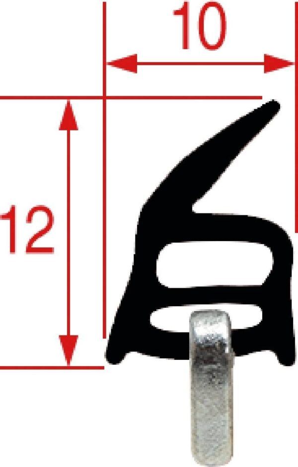 ΦΛΑΝΤΖΑ ΠΟΡΤΑΣ ΦΟΥΡΝΟΥ 440x375mm TECNOEKA