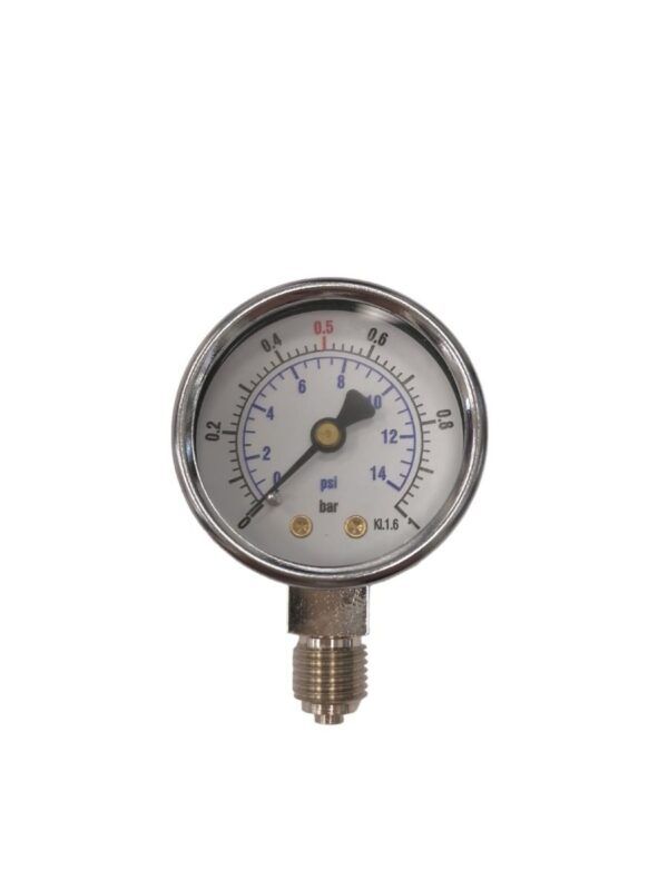 ΜΑΝΟΜΕΤΡΟ Φ60MM 1/4"  0-1 bar