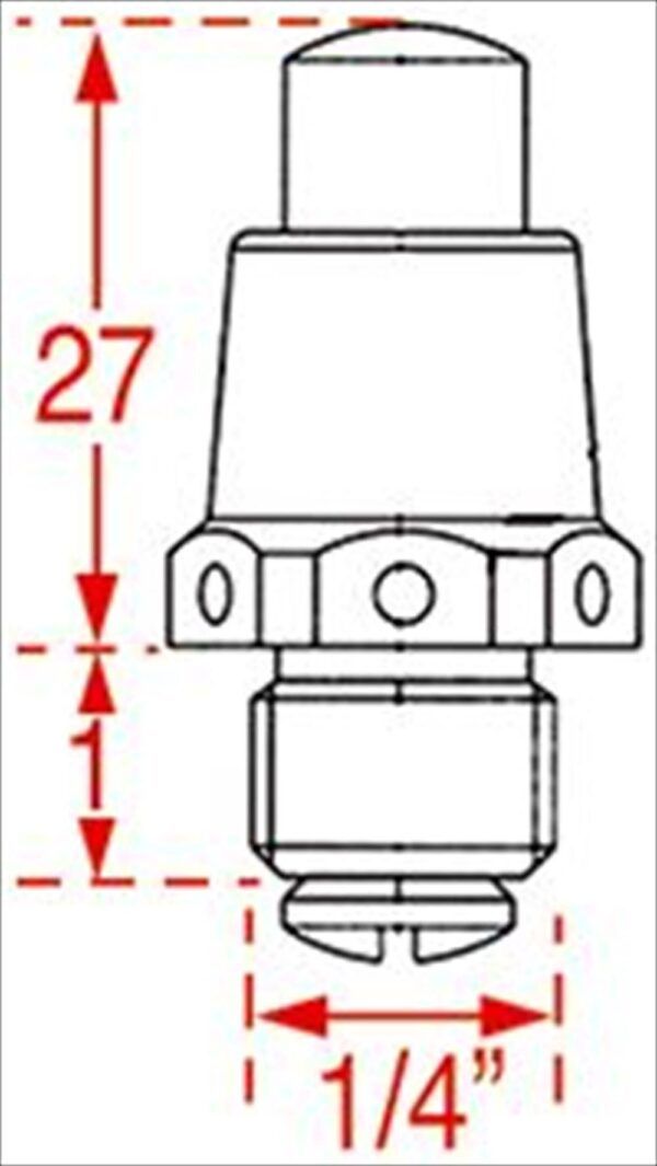 ΒΑΛΒΙΔΑ ΠΙΕΣΗΣ 1/4"M