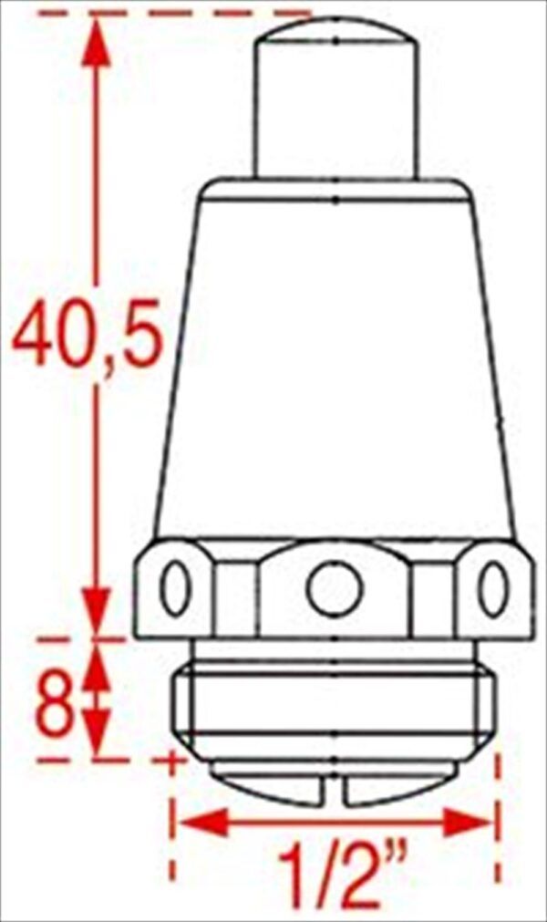 ΒΑΛΒΙΔΑ ΠΙΕΣΗΣ 1/2"M