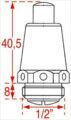 ΒΑΛΒΙΔΑ ΠΙΕΣΗΣ 1/2"M