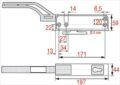 ΚΛΕΙΣΤΡΟ 2225 DX-SX ΚΟΜΠΛΕ ΠΡΑΣΙΝΟ