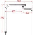 COLUMN FAUCET o 3/4"