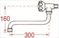WALL MOUNTED TAP o 1/2"
