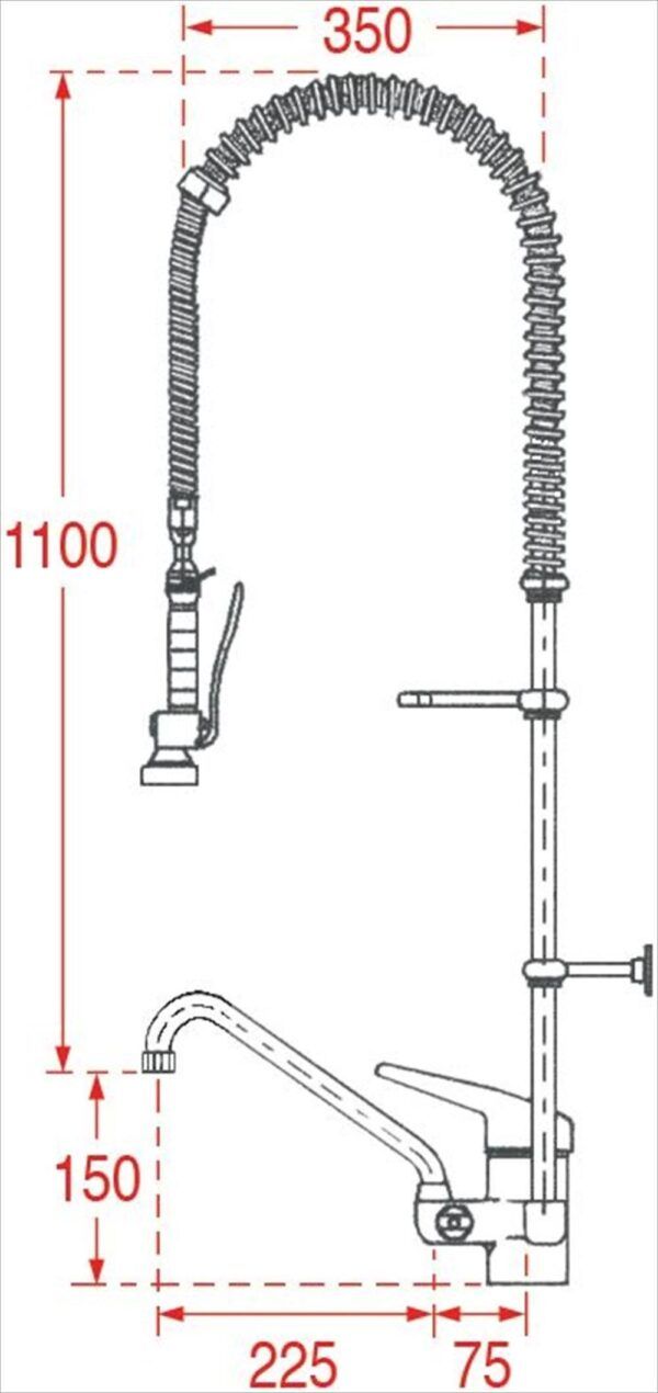 SINGLE-HOLE LEVER SHOWER UNIT