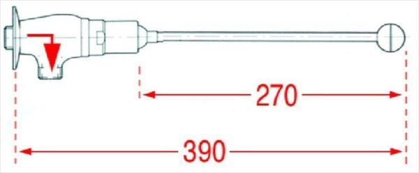 KNEE OPERATED TAP R721