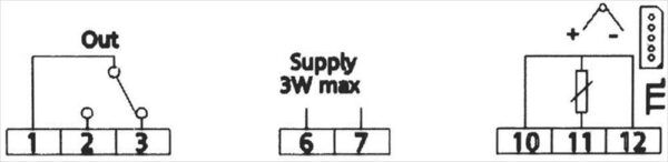 TERMOSTATO IC 912/H J/K PT100 12/24V