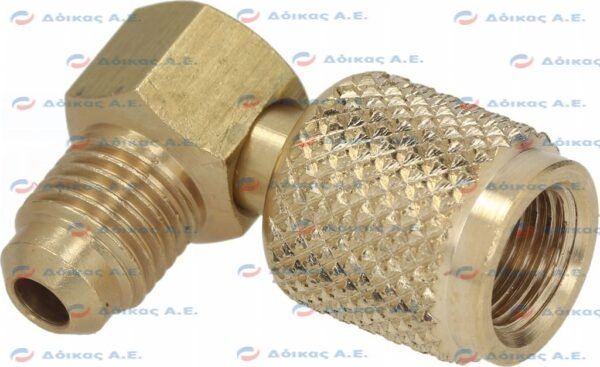 ΑΝΤΑΠΤΟΡΑΣ ΦΙΑΛΗΣ 1/4''F~1/4'' SAE ΓΩΝΙΑ WIGAM