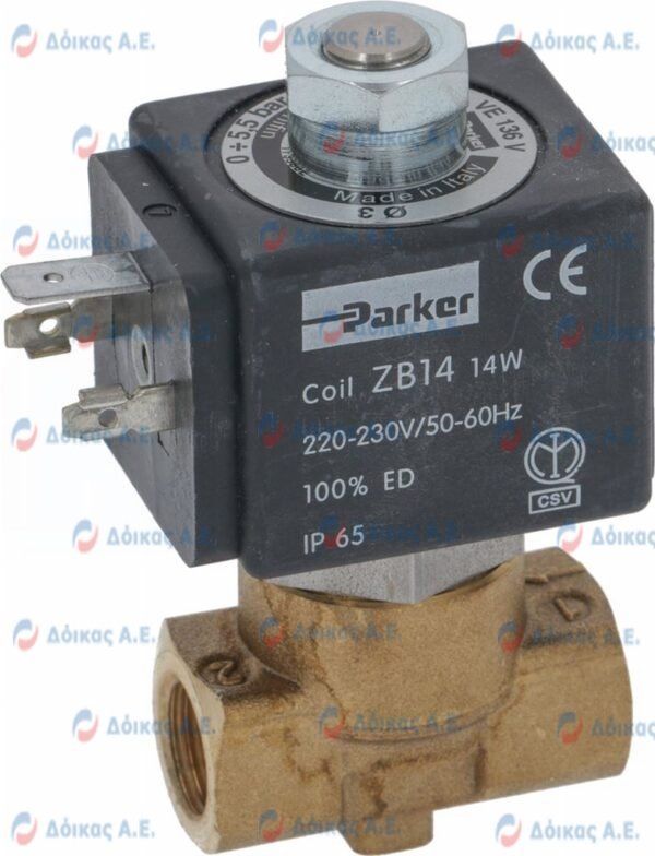 ΗΛΕΚΤΡΟΒΑΛΒΙΔΑ 1/4" ZB14 14W 220/230V 50/60Hz