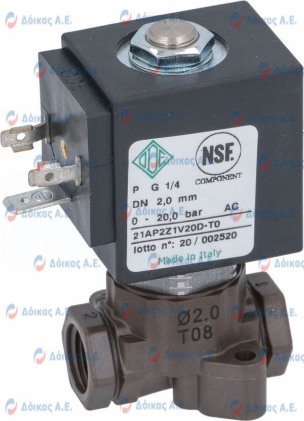 ΗΛΕΚΤΡΟΒΑΛΒΙΔΑ ODE 2 WAYS o 1/4" 230V