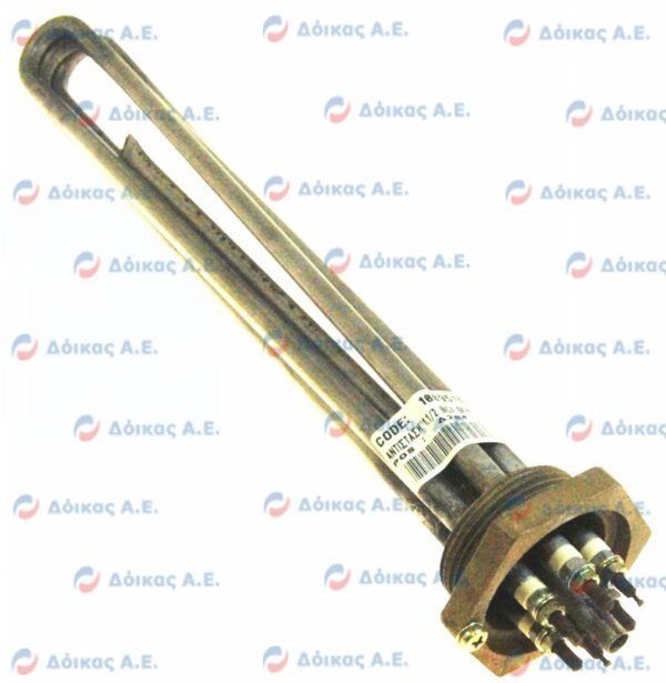 ΑΝΤΙΣΤΑΣΗ 1.1/2 INOX 6000W ΜΕ + Θ.Θ.