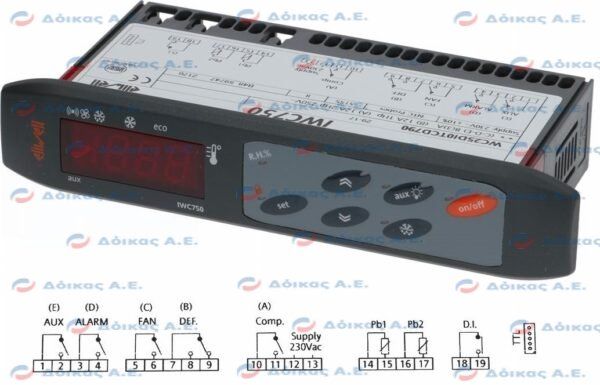 ΧΕΙΡΙΣΤΗΡΙΟ CONTROL IWC750 230V NTC