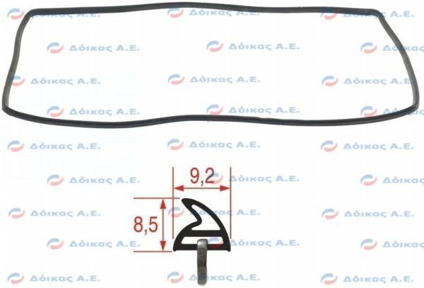 ΦΛΑΝΤΖΑ ΠΟΡΤΑΣ ΦΟΥΡΝΟΥ 590x340mm