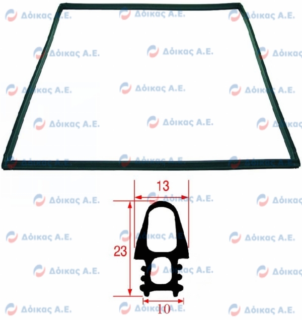 ΦΛΑΝΤΖΑ ΠΟΡΤΑΣ ΦΟΥΡΝΟΥ 620x414mm