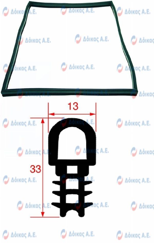 ΦΛΑΝΤΖΑ ΠΟΡΤΑΣ ΦΟΥΡΝΟΥ 625x725mm