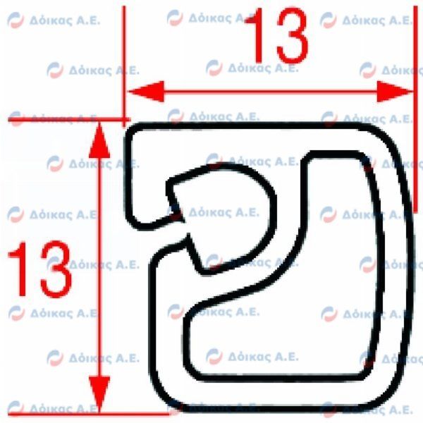 ΦΛΑΝΤΖΑ ΠΟΡΤΑΣ 13Χ11ΜΜ