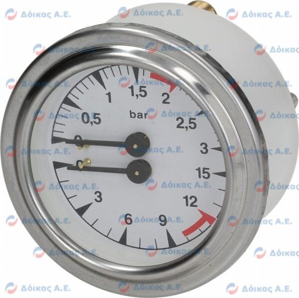ΜΑΝΟΜΕΤΡΟ ΔΙΠΛΟ Φ63mm