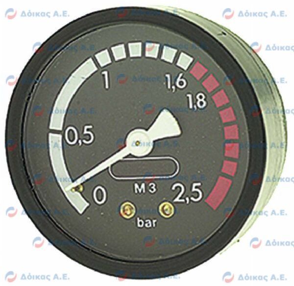 ΜΑΝΟΜΕΤΡΟ Φ60 0-2.5bar 1/8"