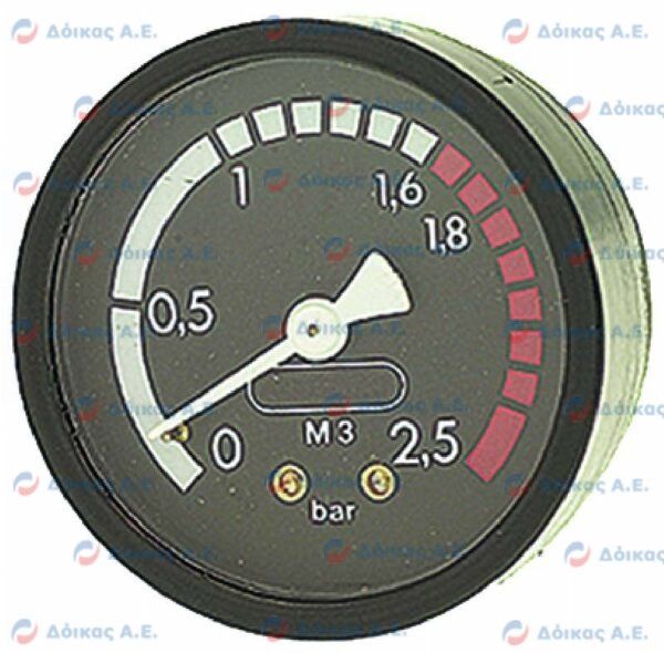 ΜΑΝΟΜΕΤΡΟ Φ60 0-2.5bar 1/4"