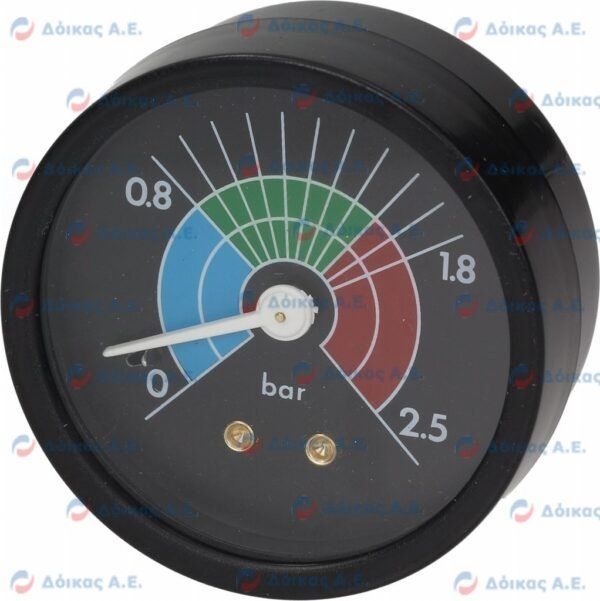 ΜΑΝΟΜΕΤΡΟ Φ60 0-2.5bar 1/8"