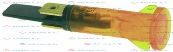YELLOW INDICATOR LAMP 230V ψ 10 mm