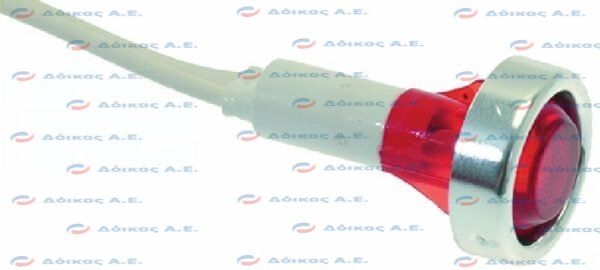 ΕΝΔΕΙΚΤΙΚΗ ΛΥΧΝΙΑ ΚΟΚΙΝΗ 220V o 13 mm