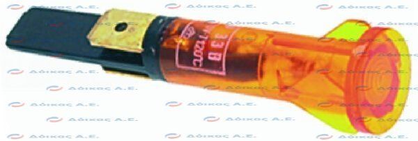 ORANGE INDICATOR LAMP 230V.