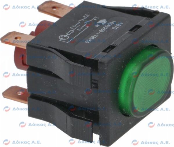 ΔΙΑΚΟΠΤΗΣ ΠΡΑΣΙΝΟΣ 16Α 250V