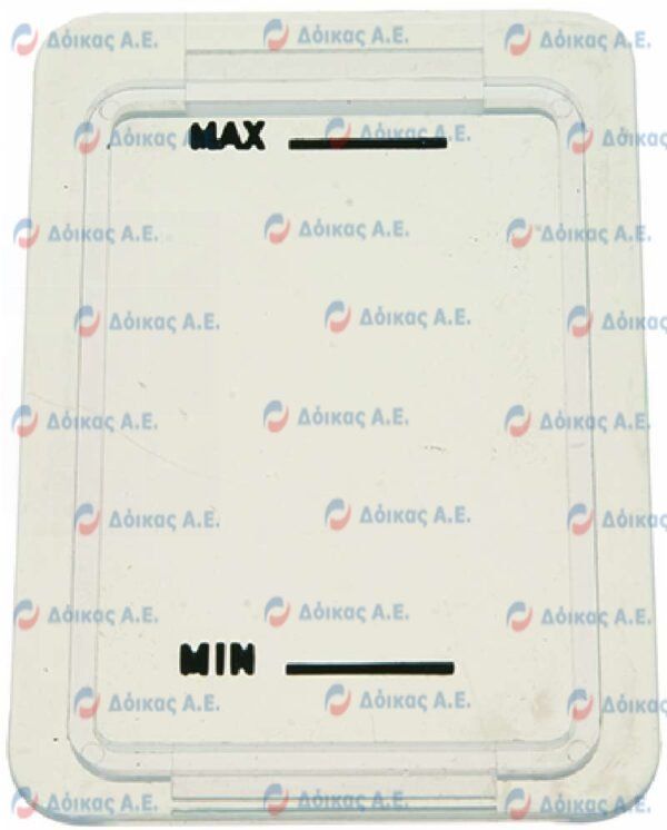 ΓΥΑΛΙ ΔΕΙΚΤΗ ΣΤΑΘΜΗΣ 85x60mm Μ20
