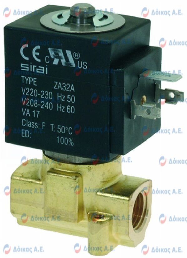 ELETTROVALVOLA 2 VIE 1/4" 240V 60Hz