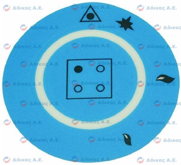 SELF-STICKING DISK 4 GAS BURNERS