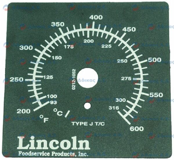 CALIBRATED PLATE 83°-116°C - 200°-600°F