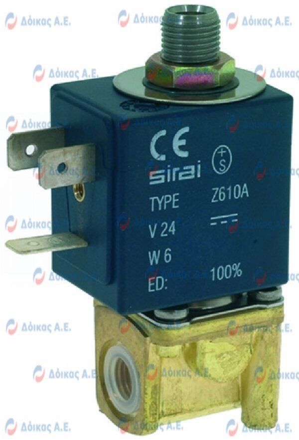 ELETTROVALVOLA 3 VIE 1/8"x1,6 24VCC
