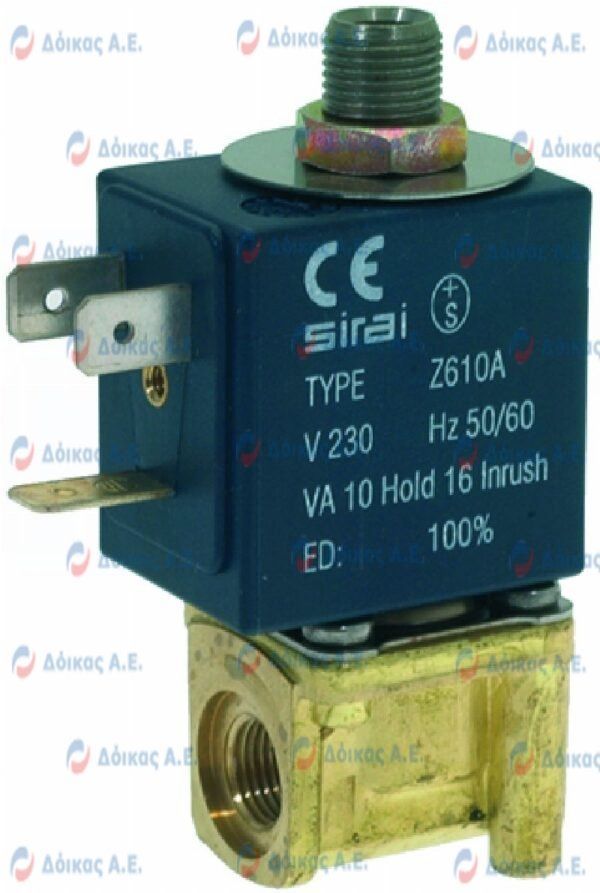 ELETTROVALVOLA 3 VIE Z610A 230V 50/60Hz