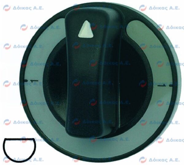 ASSIEME MANOPOLA 2 POSIZIONI ψ 60 mm.