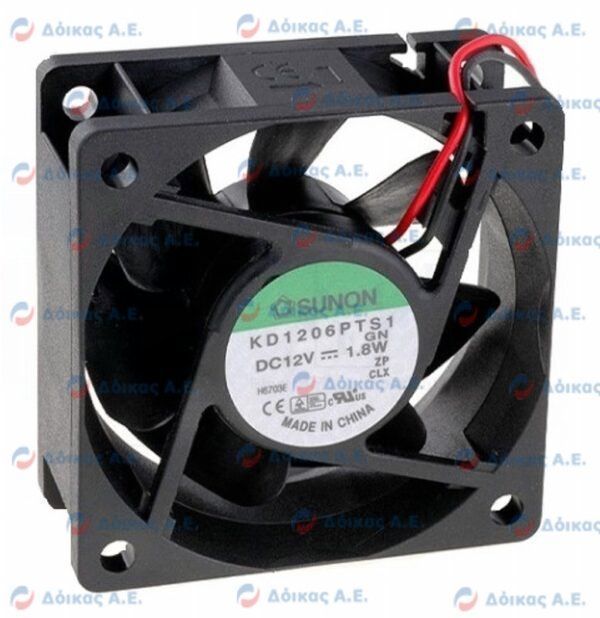 ΑΝΕΜΙΣΤΗΡΑΣ 60x60x25mm 12VDC KD1206PTS1H SUNON