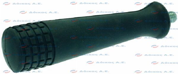 MANOPOLA PORTAFILTRO GOMMA NERA M10