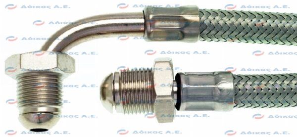 ΣΩΛΗΝΑΣ FLEX INOX 3/8'' Fc x Cfc 300mm
