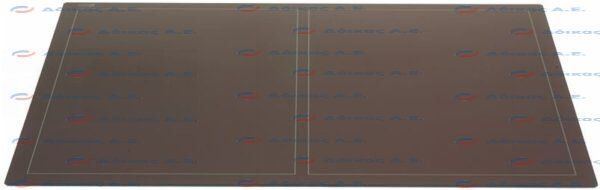 VETROCERAMICA SERIGRAFATO 570x440 mm