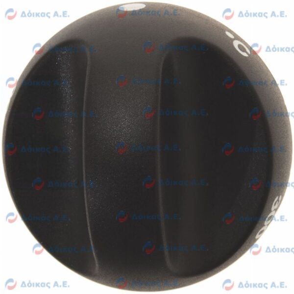MANOPOLA NERA 50°-300°C