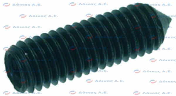 GRANO AD ESTREMITΐ CONICA M5x16 UNI 5927