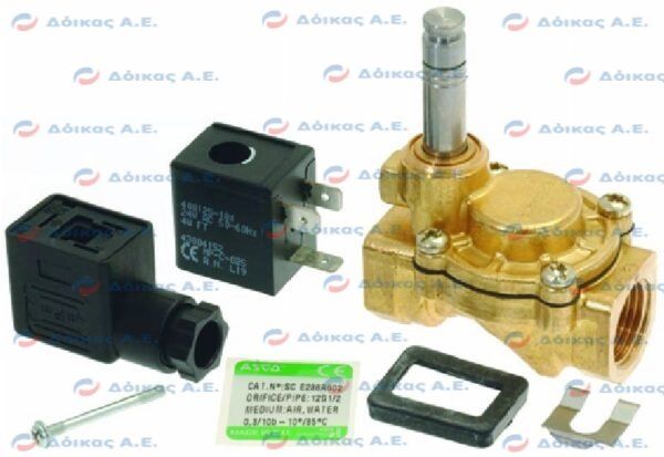 ELETTROVALVOLA OTTONE 1/2" 24V