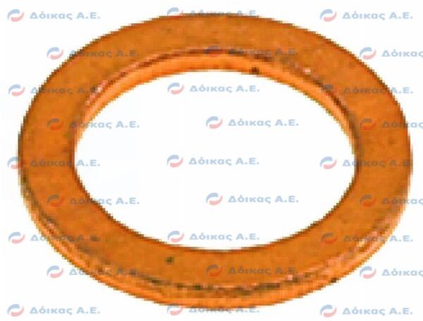 ΦΛΑΝΤΖΑ ΧΑΛΚΙΝΗ 13x8x1mm