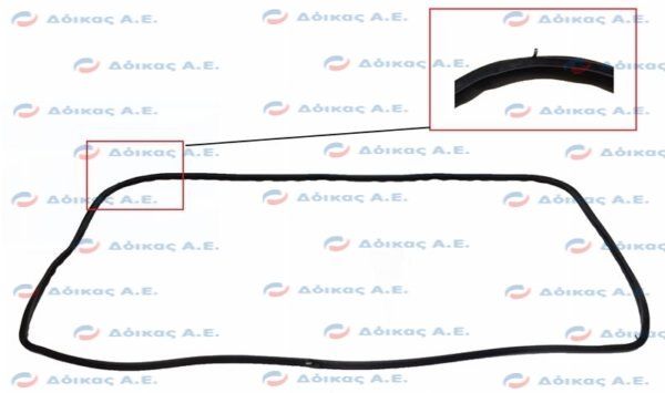 ΦΛΑΝΤΖΑ ΠΟΡΤΑΣ ΦΟΥΡΝΟΥ 575x295mm ΤΕΚΑ